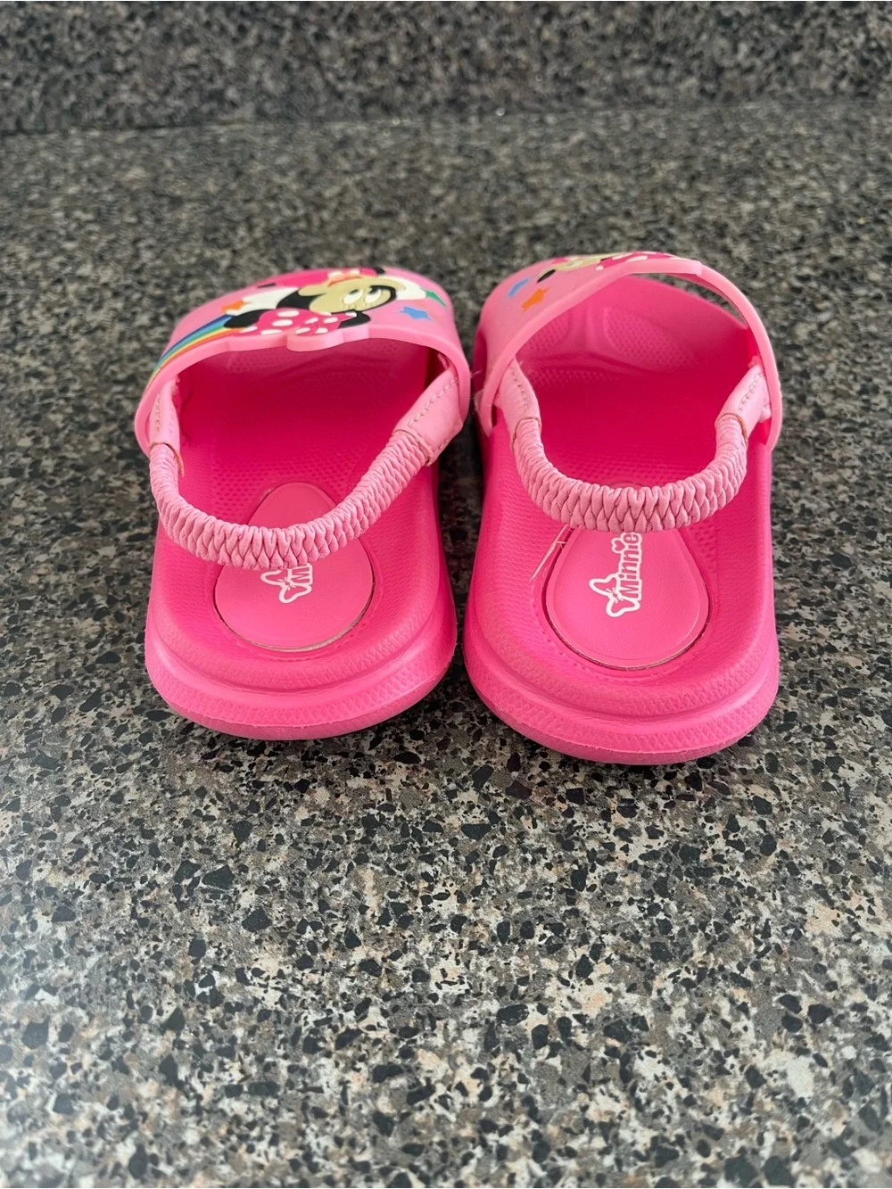 Minnie Mouse Pink Kids Slide Sandals size 5/6